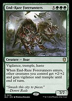 End-Raze Forerunners - Bloomburrow Commander