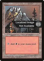 Montaña (Mountain) - Fourth Edition Foreign Black Border