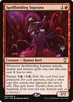 Spellbinding Soprano - New Capenna Commander Promos