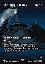 Fire Nation Tank Train (Noxious Gearhulk) - Avatar: The Last Airbender Eternal - Borderless