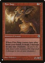 Fire Imp - The List