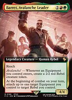 Barret, Avalanche Leader - Final Fantasy Commander - Extended Art