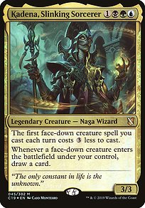 Kadena, Slinking Sorcerer - Commander 2019 Oversized - Promo Foil