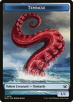 Tentacle - March of the Machine Commander Tokens