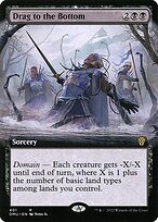 Drag to the Bottom - Dominaria United - Extended Art