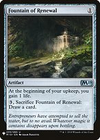 Fountain of Renewal - The List