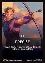 Precise - Marvel Super Heroes Jumpstart Front Cards