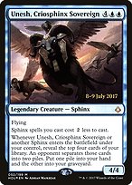 Unesh, Criosphinx Sovereign - Hour of Devastation Promos - Promo Foil