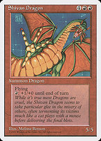 Shivan Dragon - Fourth Edition