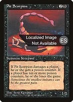 Escorpión del Abismo (Pit Scorpion) - Fourth Edition Foreign Black Border