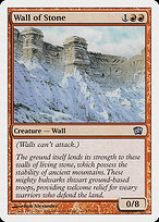 Wall of Stone - Eighth Edition