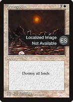 Armageddon - Fourth Edition Foreign Black Border