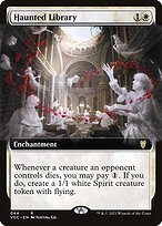 Haunted Library - Crimson Vow Commander