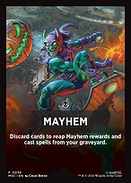 Mayhem - Marvel Super Heroes Jumpstart Front Cards
