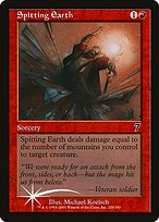 Spitting Earth - Seventh Edition - Promo Foil