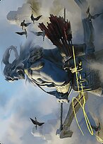 Skybeast Tracker - Wilds of Eldraine Art Series - Borderless