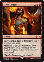 Fiery Temper - Friday Night Magic 2016 - Promo Foil