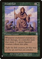 Druid's Call - The List