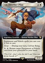Cid, Freeflier Pilot - Final Fantasy Commander - Extended Art