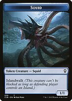 Squid - Commander Legends: Battle for Baldur's Gate Tokens