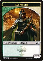 Elf Knight - Guilds of Ravnica Tokens