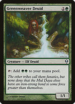 Greenweaver Druid - Zendikar