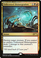 Unlicensed Disintegration - Friday Night Magic 2017 - Promo Foil