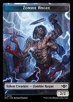 Zombie Rogue - Outlaws of Thunder Junction Tokens