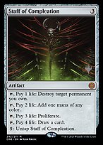 Staff of Compleation - Phyrexia: All Will Be One Promos