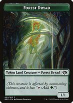 Forest Dryad - The Brothers' War Tokens