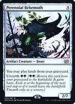 Perennial Behemoth - The Brothers' War Promos - Promo Foil