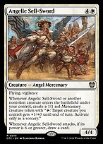 Angelic Sell-Sword - Outlaws of Thunder Junction Commander