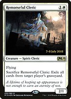 Remorseful Cleric - Core Set 2019 Promos - Promo Foil