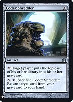 Codex Shredder - The List - Promo Foil