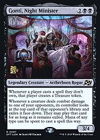 Gonti, Night Minister - Aetherdrift Promos