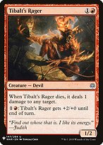 Tibalt's Rager - The List