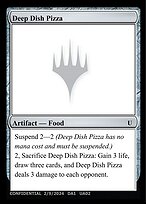 Deep Dish Pizza - Unknown Event