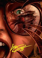 Razorkin Needlehead - Duskmourn: House of Horror Art Series - Borderless