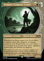 Aragorn, Company Leader - The Lord of the Rings: Tales of Middle-earth - Surge Foil, Showcase