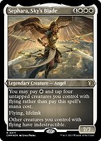 Sephara, Sky's Blade - Commander Masters - Etched Foil