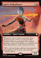 Spirit of Resilience - Secrets of Strixhaven Commander - Extended Art
