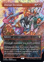 Disrupt Decorum - Commander Masters - Promo Foil