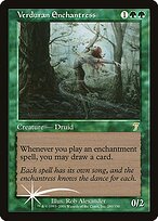 Verduran Enchantress - Seventh Edition - Promo Foil