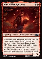 Alex Wilder, Runaway - Marvel Super Heroes Commander