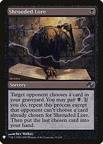 Shrouded Lore - The List