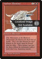 Minotauro de Hurloon (Hurloon Minotaur) - Fourth Edition Foreign Black Border