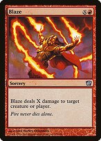 Blaze - Ninth Edition - Promo Foil