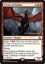 Tyrant of Valakut - Oath of the Gatewatch Promos