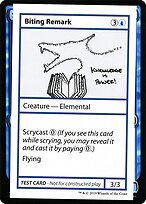 Biting Remark - Mystery Booster Playtest Cards 2021