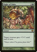 Might of Oaks - Ninth Edition - Promo Foil